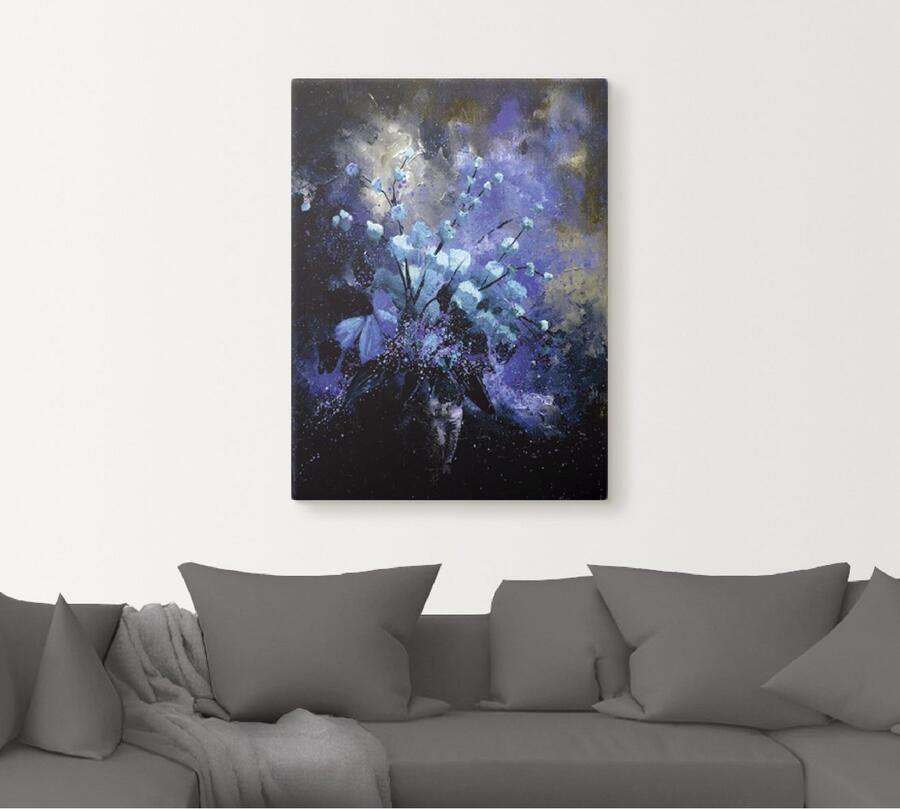 Artland Artprint op linnen Stilleven bloemen II gespannen op een spieraam - Foto 4