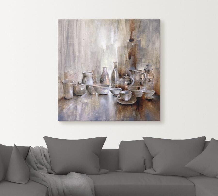 Artland Artprint op linnen Stilleven gespannen op een spieraam - Foto 4