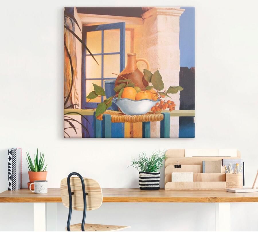 Artland Artprint op linnen Stilleven met sinaasappels - Foto 3