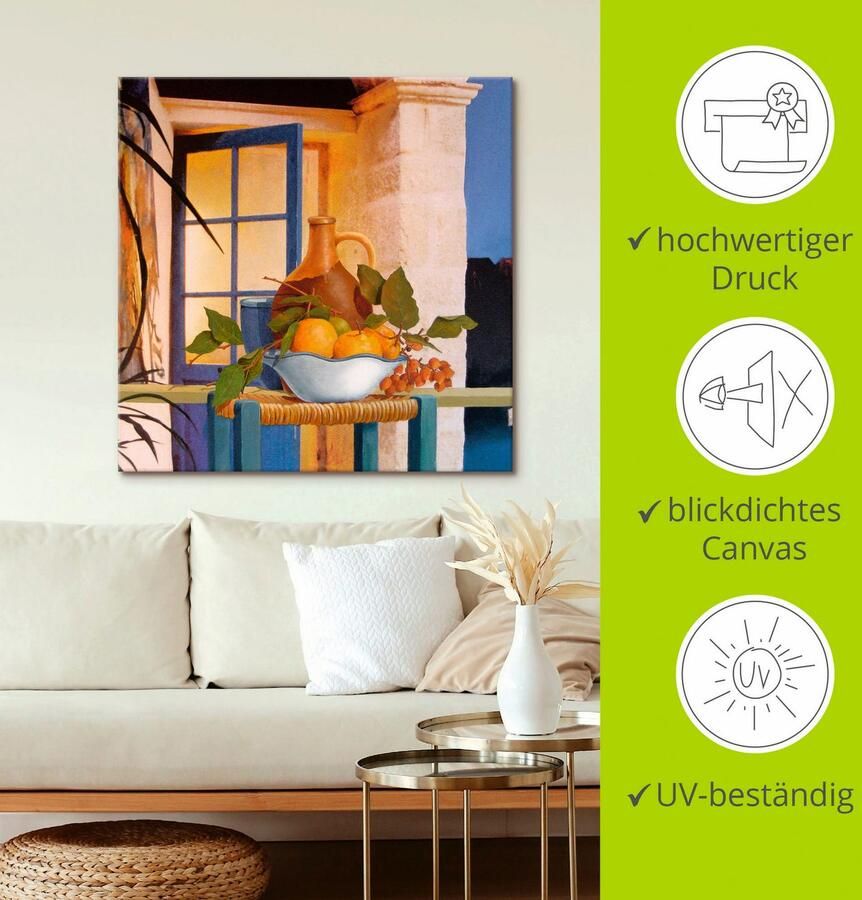 Artland Artprint op linnen Stilleven met sinaasappels - Foto 2