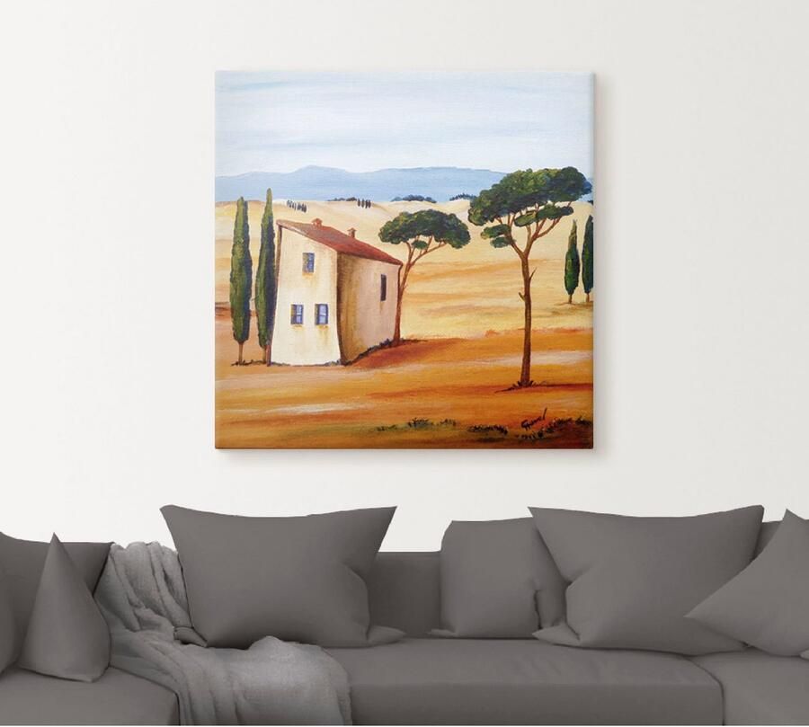 Artland Artprint op linnen Toscane Modern 2 gespannen op een spieraam - Foto 4