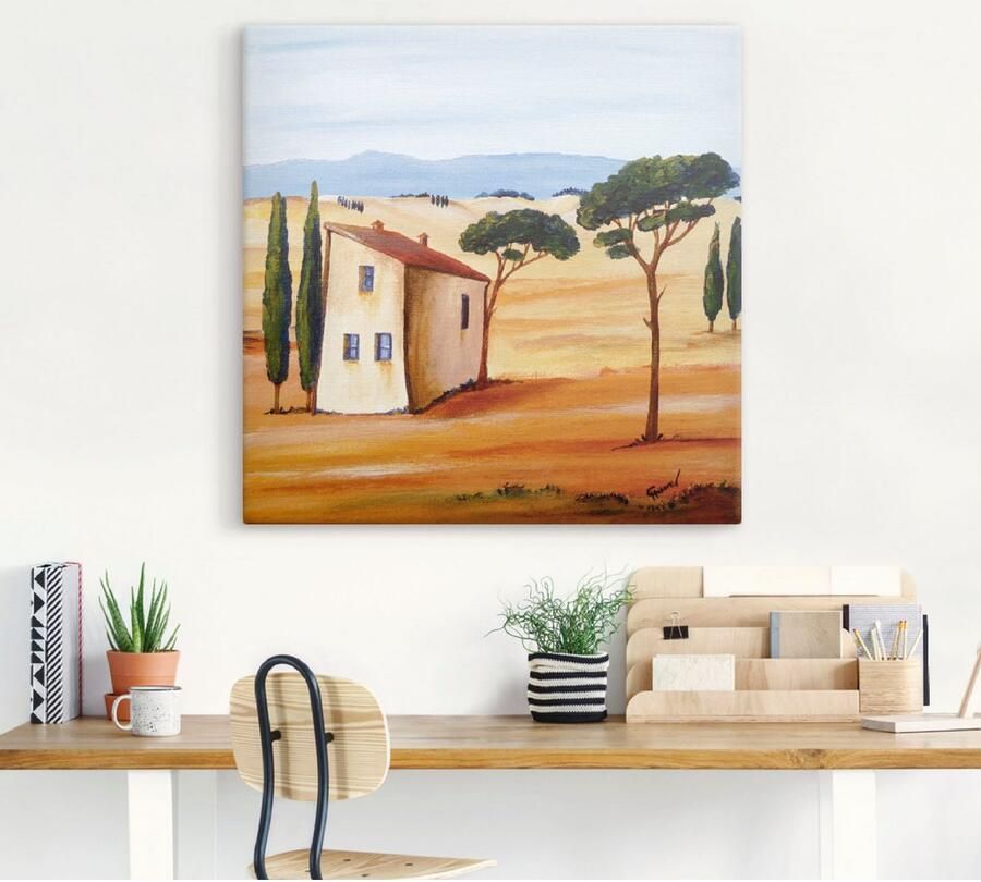 Artland Artprint op linnen Toscane Modern 2 gespannen op een spieraam - Foto 3