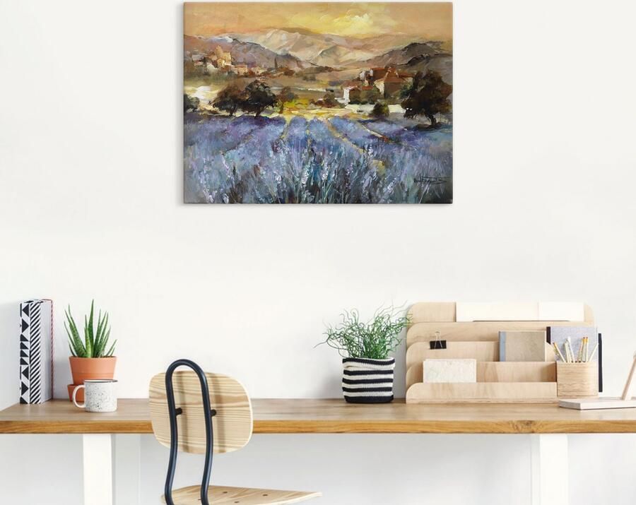 Artland Artprint op linnen Toscane Romantic I gespannen op een spieraam - Foto 5