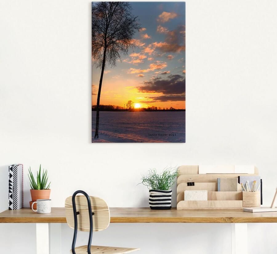 Artland Artprint op linnen Verlangende momenten van de natuur - Foto 4