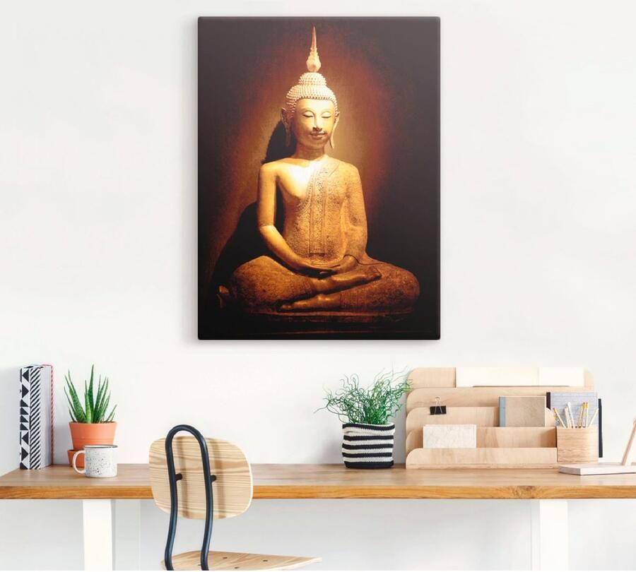 Artland Artprint op linnen Verlicht gespannen op een spieraam - Foto 3