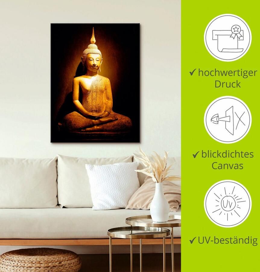 Artland Artprint op linnen Verlicht gespannen op een spieraam - Foto 2