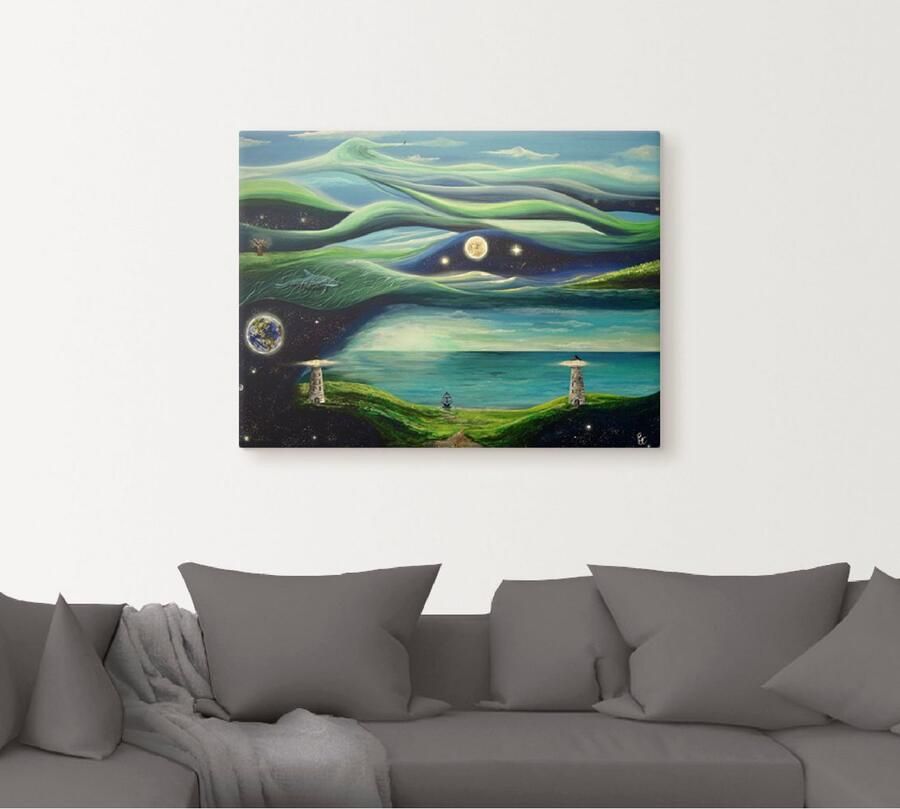 Artland Artprint op linnen Verschillende levens - Foto 4