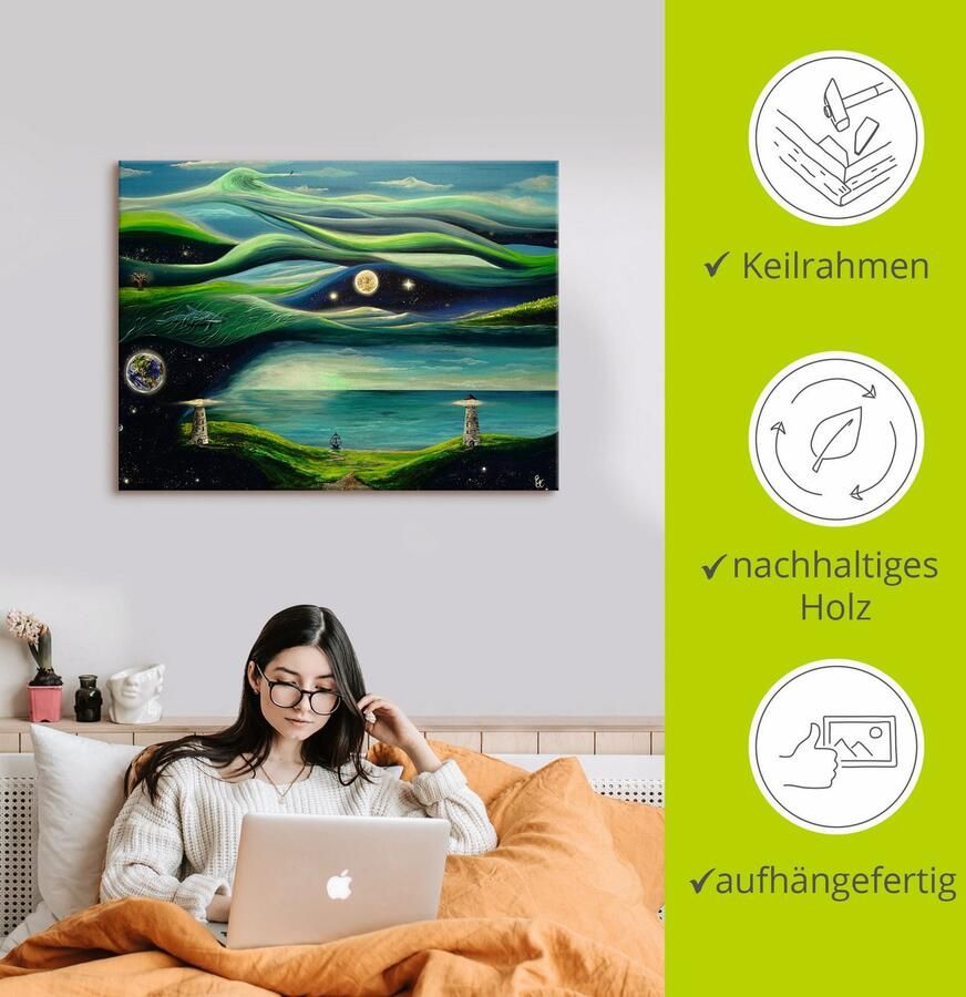Artland Artprint op linnen Verschillende levens