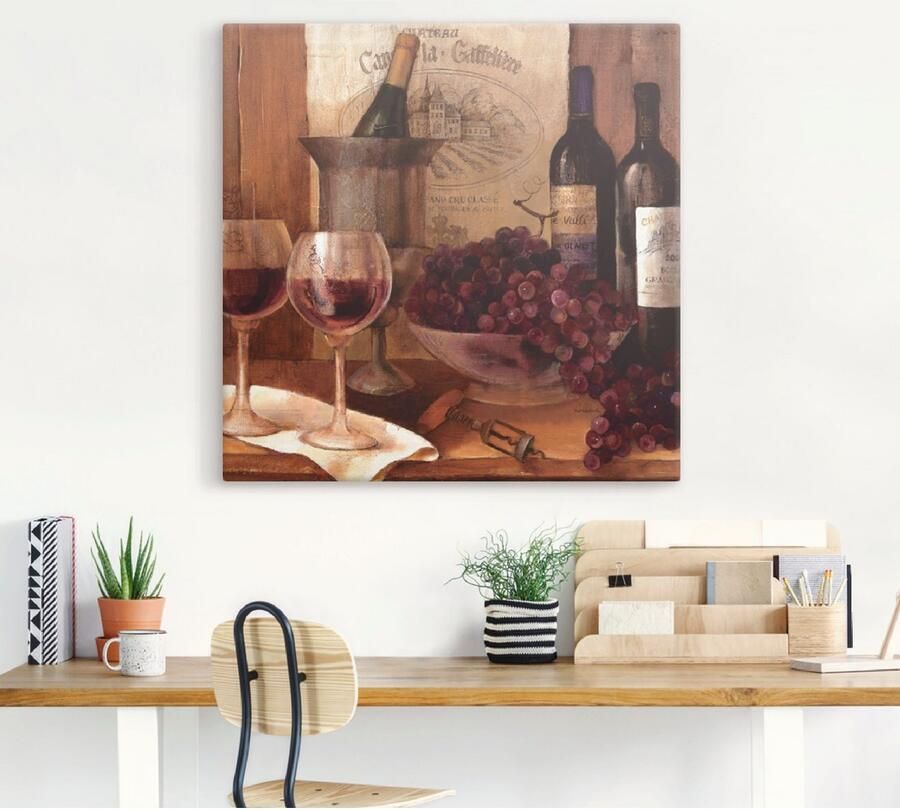 Artland Artprint op linnen Vintage wijn - Foto 4