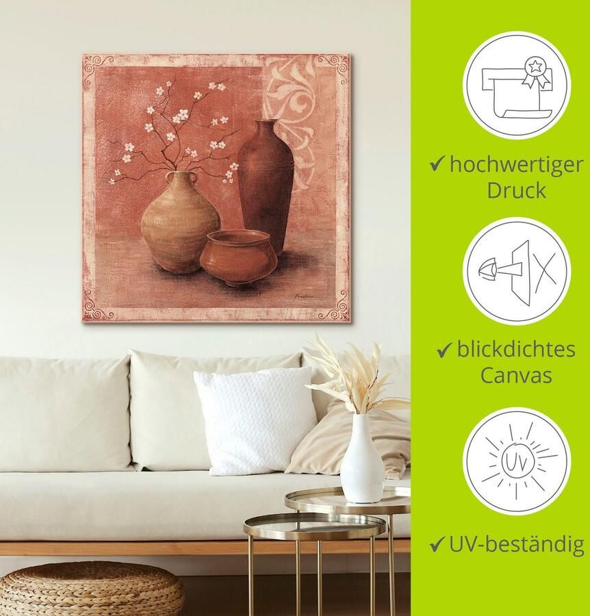 Artland Artprint op linnen Voorjaar in Fergana dal gespannen op een spieraam - Foto 5