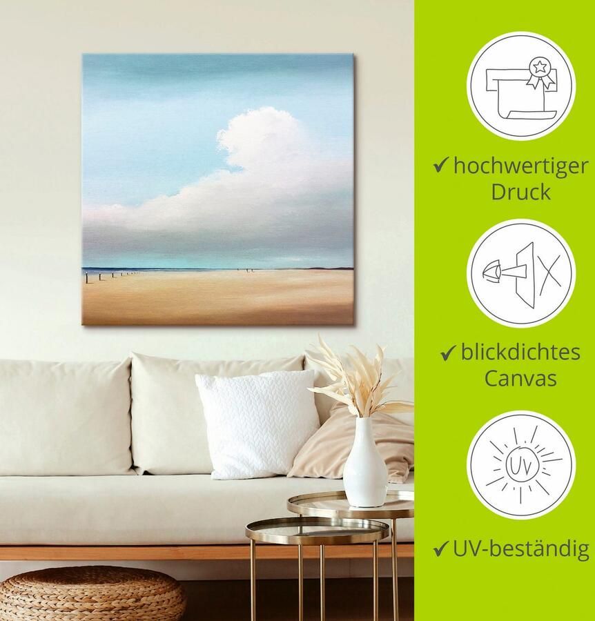 Artland Artprint op linnen Wandeling I gespannen op een spieraam - Foto 2