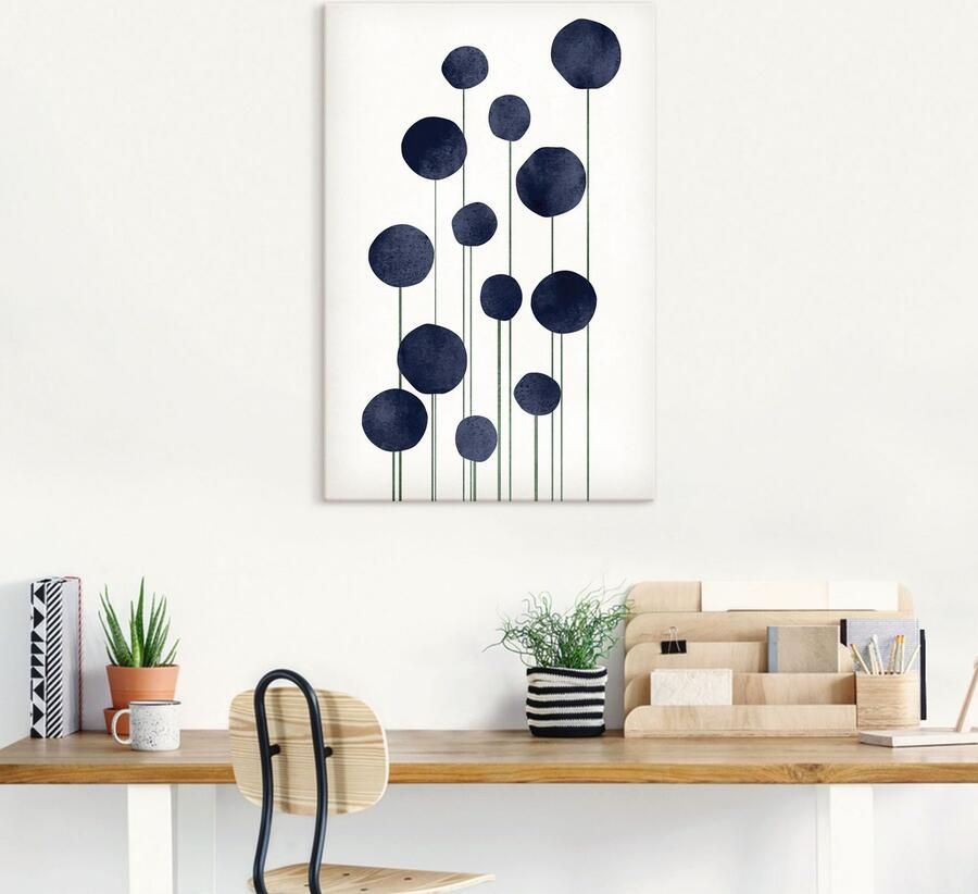 Artland Artprint op linnen Waterlelie gespannen op een spieraam - Foto 4