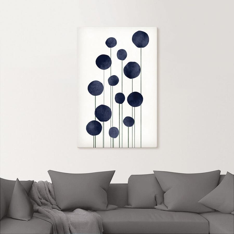 Artland Artprint op linnen Waterlelie gespannen op een spieraam