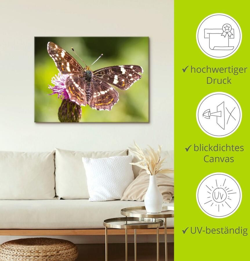 Artland Artprint op linnen Zomer gespannen op een spieraam - Foto 3