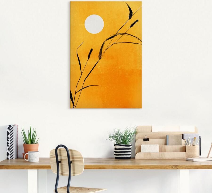 Artland Artprint op linnen Zonnige dag gespannen op een spieraam - Foto 6