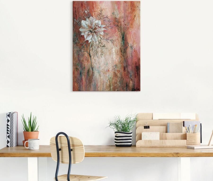 Artland Artprint op linnen Zwarte komijn I gespannen op een spieraam - Foto 5