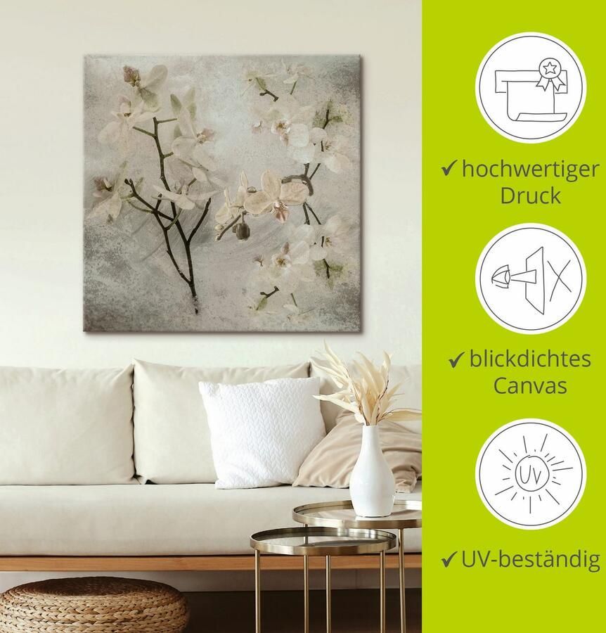 Artland Artprint Orchideeën als artprint op linnen poster muursticker in verschillende maten - Foto 2