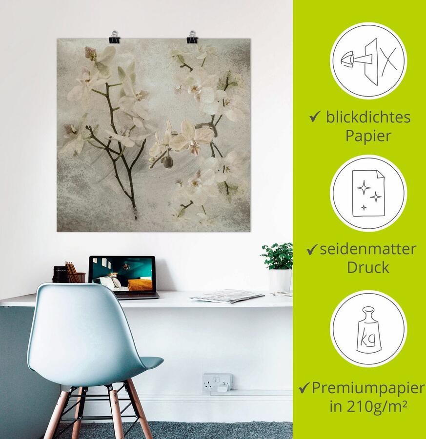 Artland Artprint Orchideeën als artprint op linnen poster muursticker in verschillende maten - Foto 4