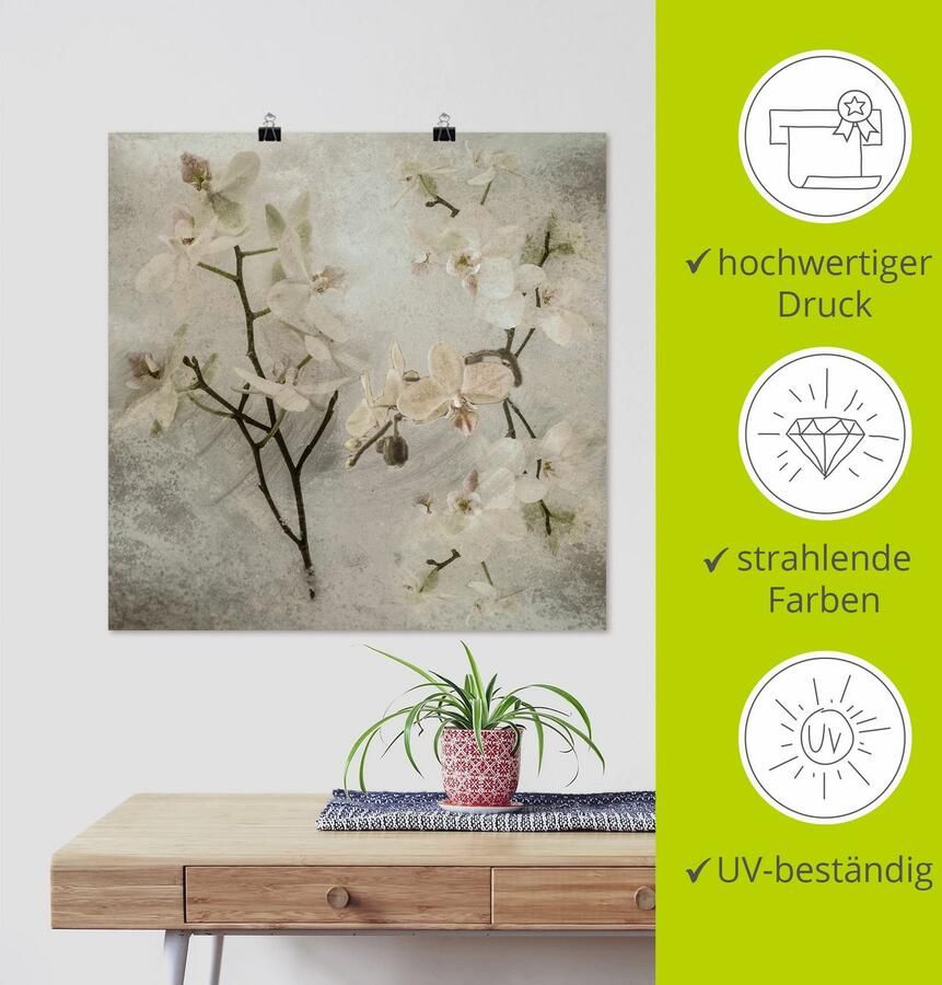 Artland Artprint Orchideeën als artprint op linnen poster muursticker in verschillende maten - Foto 5