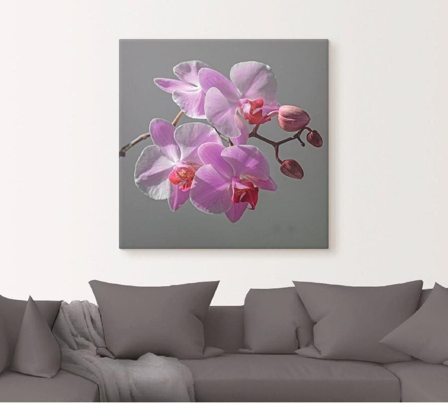 Artland Artprint Orchideeën Droom als artprint op linnen muursticker in verschillende maten - Foto 4