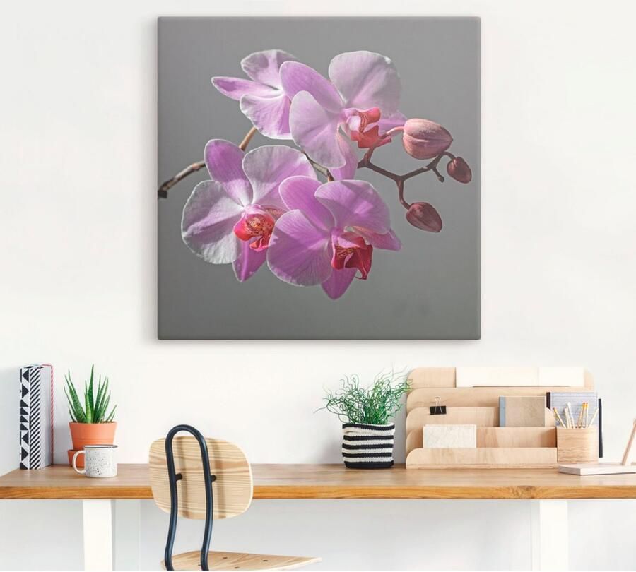 Artland Artprint Orchideeën Droom als artprint op linnen muursticker in verschillende maten - Foto 3