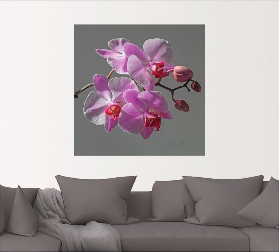 Artland Artprint Orchideeën Droom als artprint op linnen muursticker in verschillende maten - Foto 3