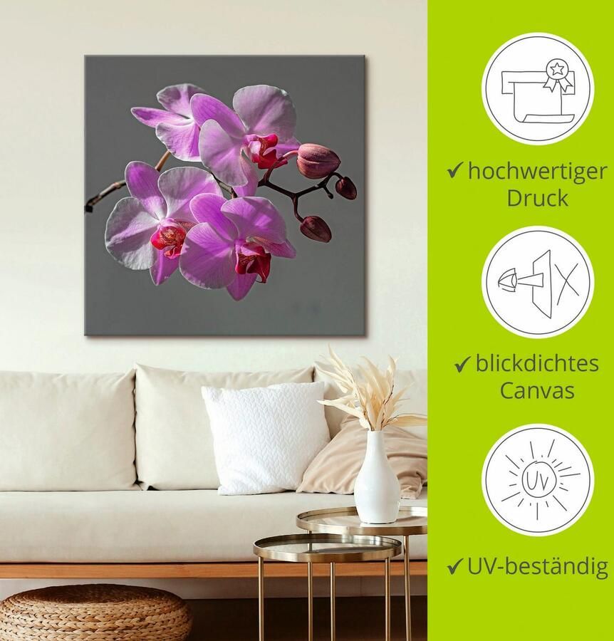 Artland Artprint Orchideeën Droom als artprint op linnen muursticker in verschillende maten - Foto 2
