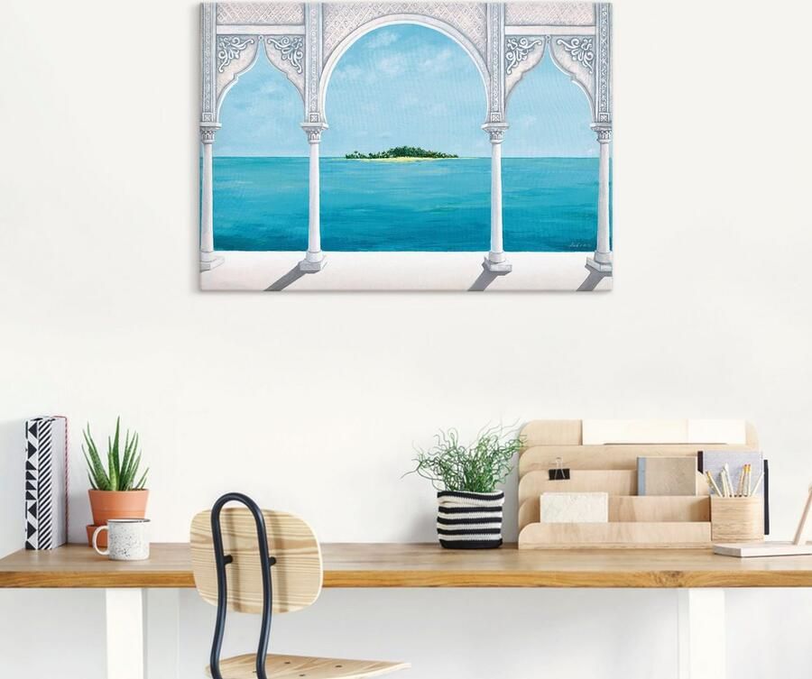 Artland Artprint Oriëntaalse Caribic als artprint op linnen poster in verschillende formaten maten - Foto 4