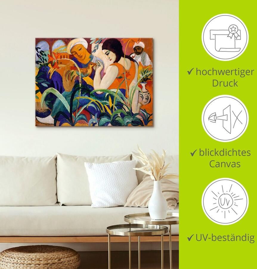 Artland Artprint Oriëntaalse vrouwen. 1912 als artprint op linnen poster in verschillende formaten maten - Foto 3