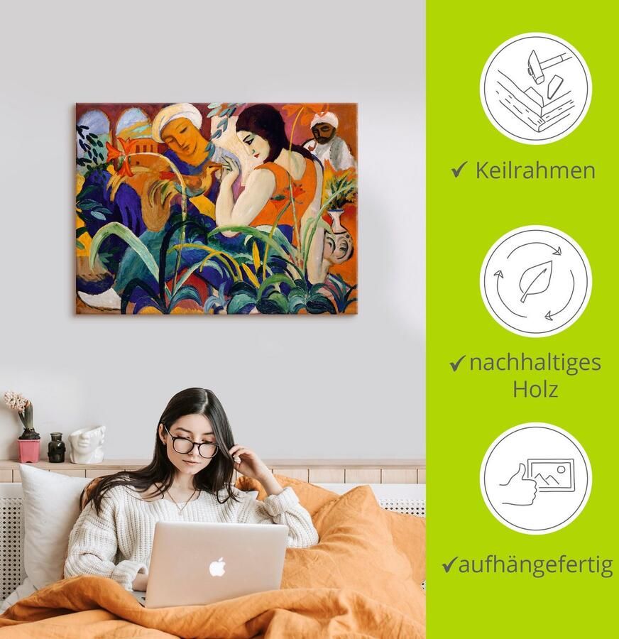 Artland Artprint Oriëntaalse vrouwen. 1912 als artprint op linnen poster in verschillende formaten maten - Foto 2