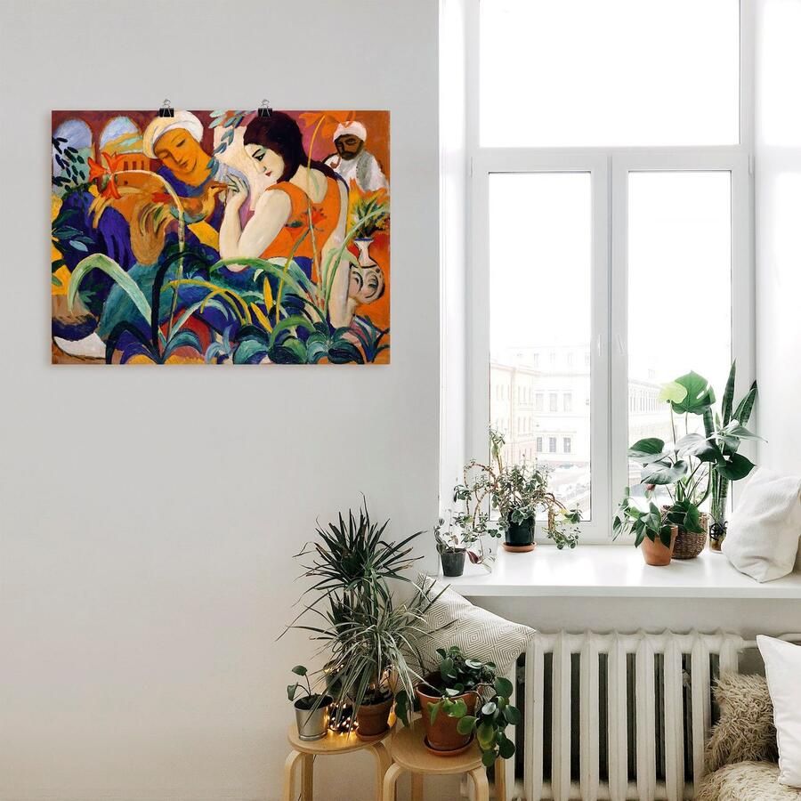 Artland Artprint Oriëntaalse vrouwen. 1912 als artprint op linnen poster in verschillende formaten maten