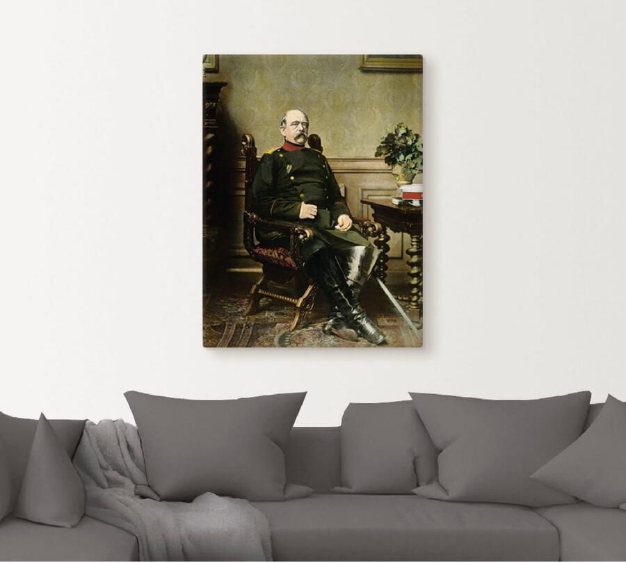 Artland Artprint op linnen Otto van Bismarck - Foto 3
