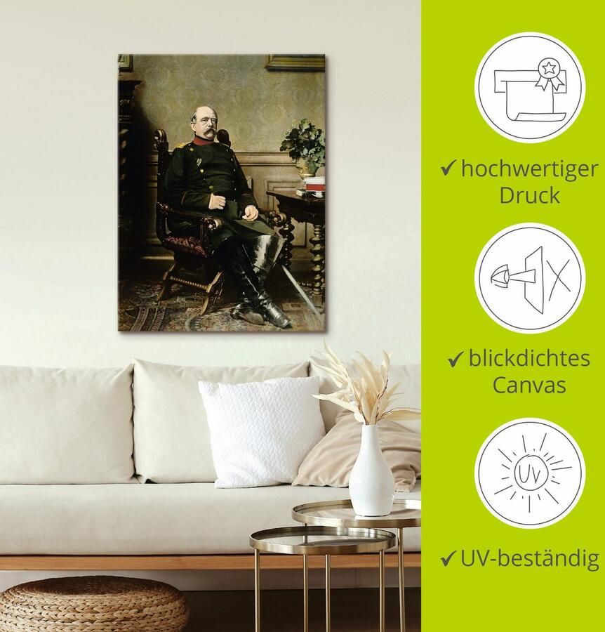 Artland Artprint op linnen Otto van Bismarck - Foto 2