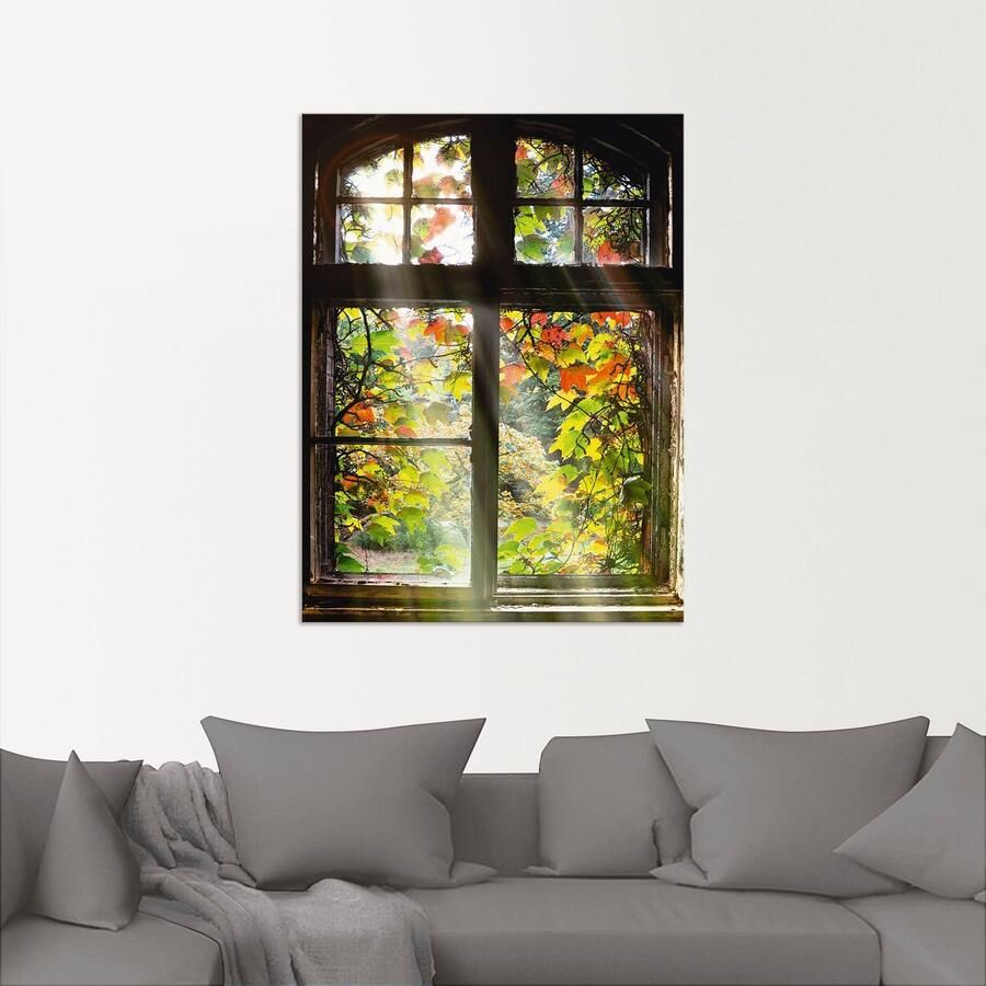 Artland Artprint Oude bouw als artprint van aluminium artprint voor buiten artprint op linnen poster muursticker