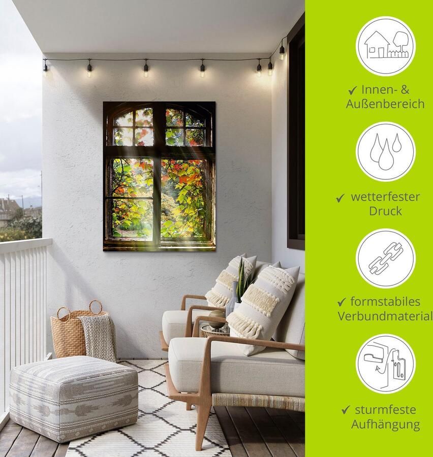 Artland Artprint Oude bouw als artprint van aluminium artprint voor buiten artprint op linnen poster muursticker - Foto 4