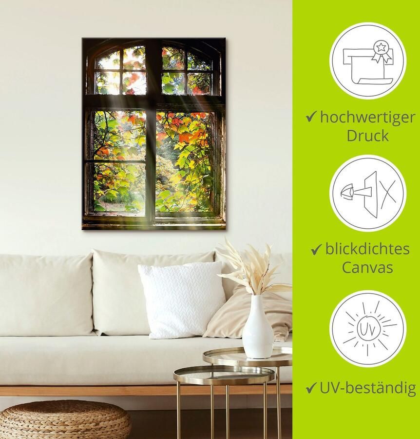 Artland Artprint Oude bouw als artprint van aluminium artprint voor buiten artprint op linnen poster muursticker - Foto 4