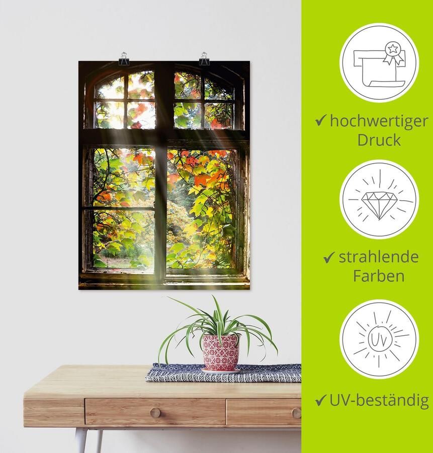 Artland Artprint Oude bouw als artprint van aluminium artprint voor buiten artprint op linnen poster muursticker - Foto 3