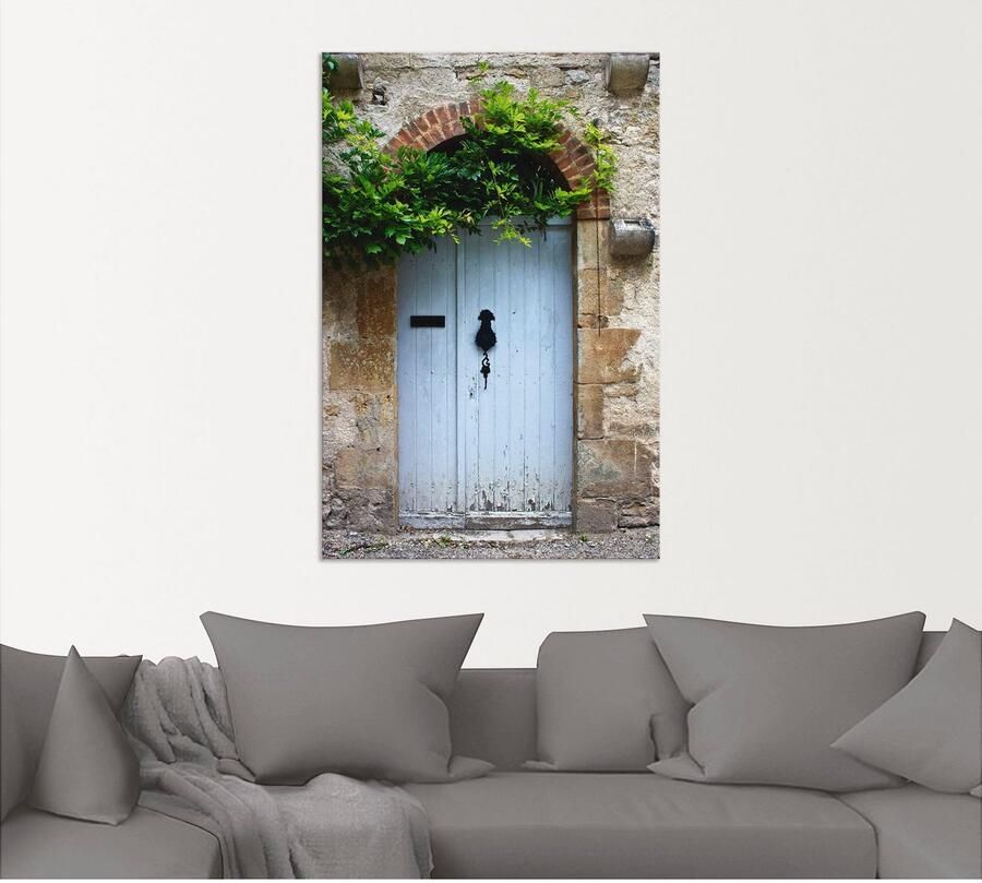 Artland Artprint Oude deur in Zuid-Frankrijk als artprint van aluminium artprint voor buiten artprint op linnen poster in verschillende maten. maten - Foto 5