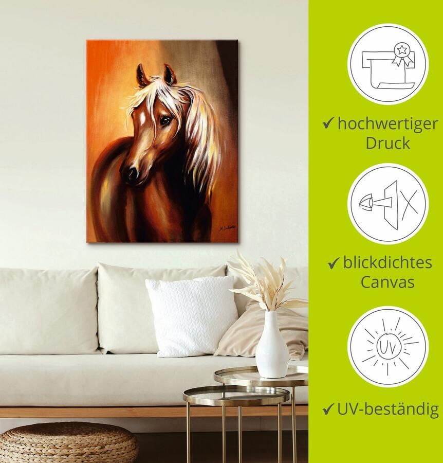 Artland Artprint op linnen Paard fantasie - Foto 3