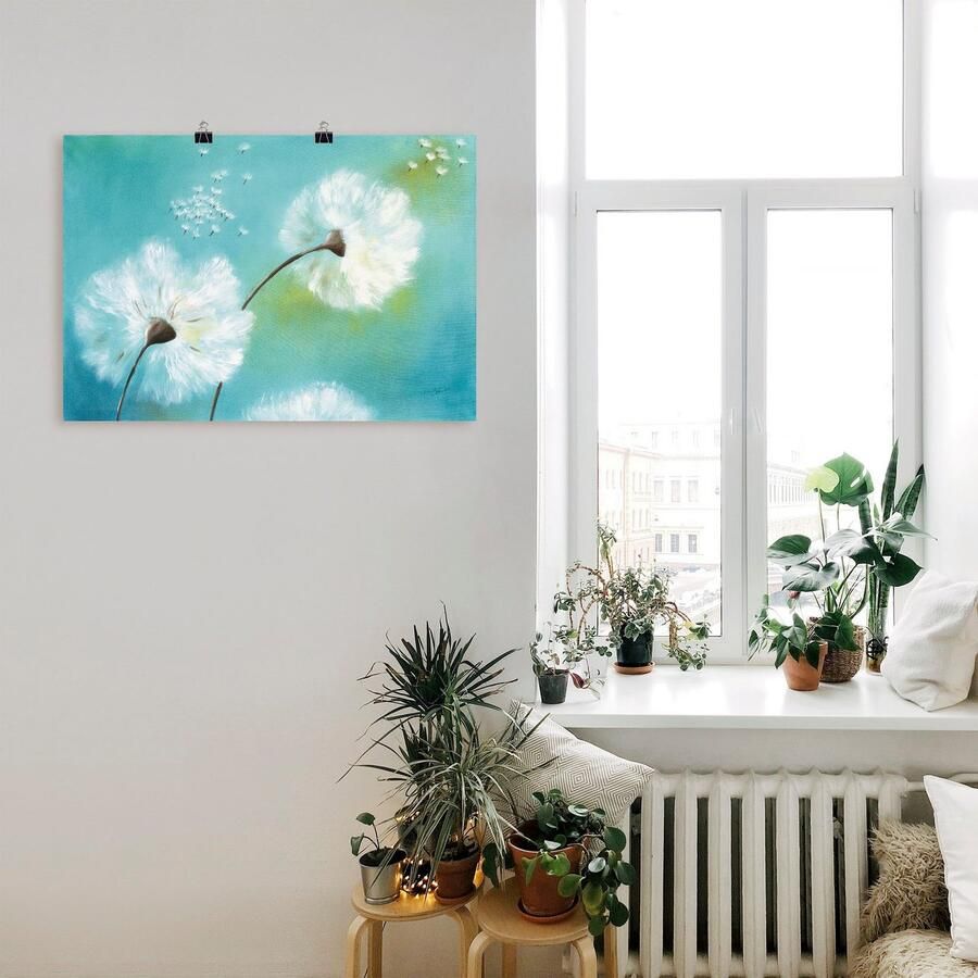 Artland Artprint Paardenbloemen als artprint van aluminium artprint voor buiten artprint op linnen poster muursticker - Foto 2