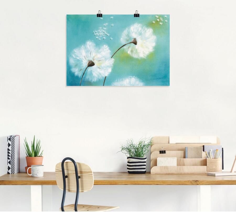 Artland Artprint Paardenbloemen als artprint van aluminium artprint voor buiten artprint op linnen poster muursticker - Foto 5