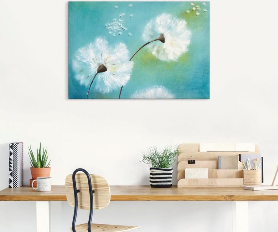 Artland Artprint op linnen Paardenbloemen - Foto 6