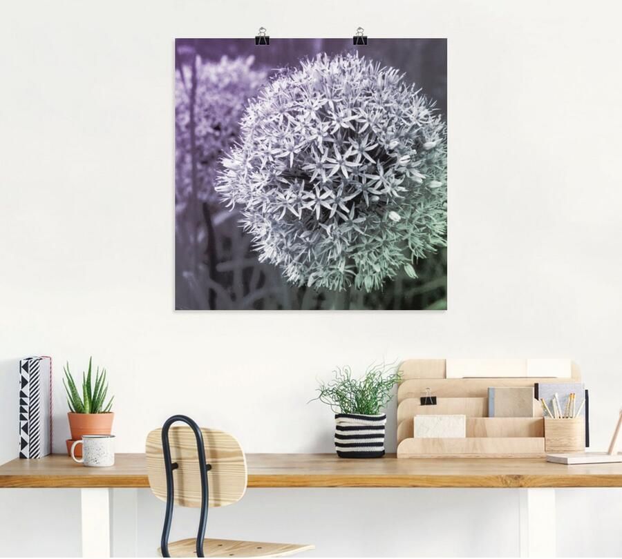 Artland Artprint Paars Sensatie I als artprint van aluminium artprint voor buiten artprint op linnen poster muursticker - Foto 4
