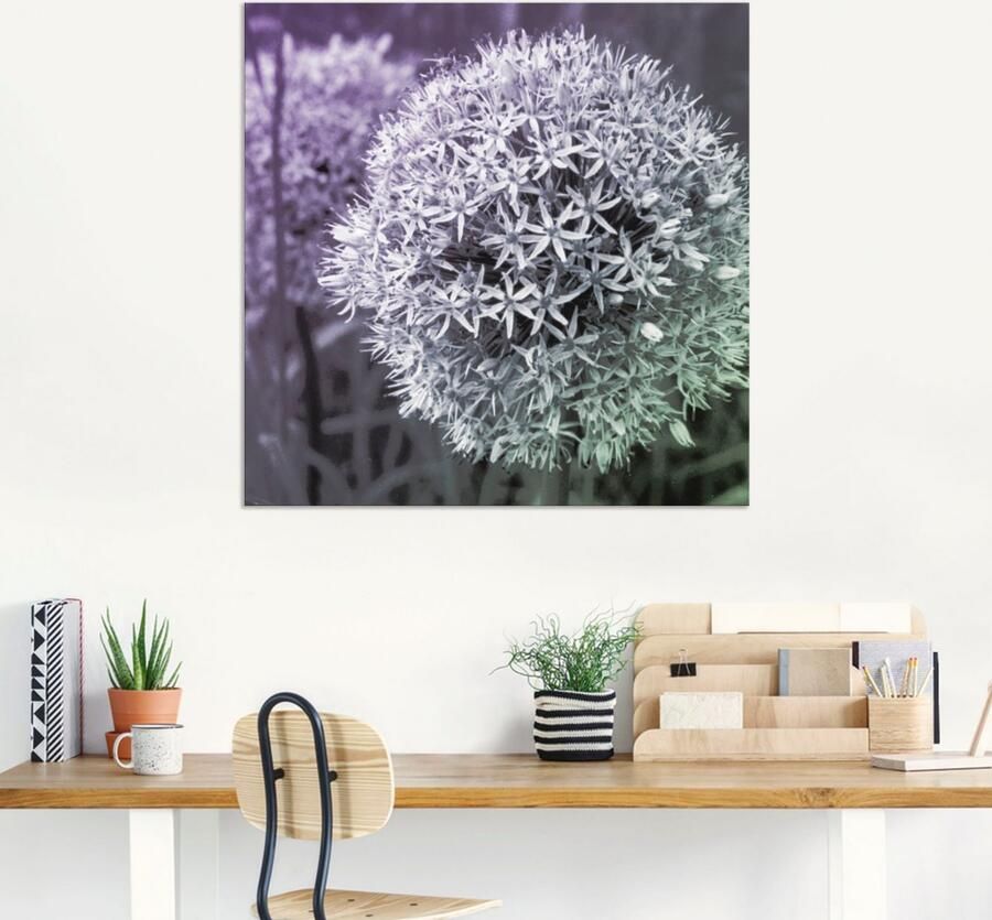 Artland Artprint Paars Sensatie I als artprint van aluminium artprint voor buiten artprint op linnen poster muursticker - Foto 6