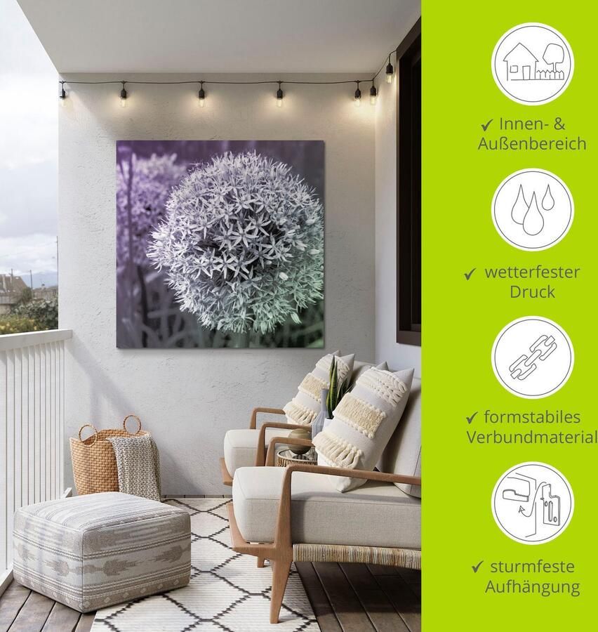 Artland Artprint Paars Sensatie I als artprint van aluminium artprint voor buiten artprint op linnen poster muursticker - Foto 5