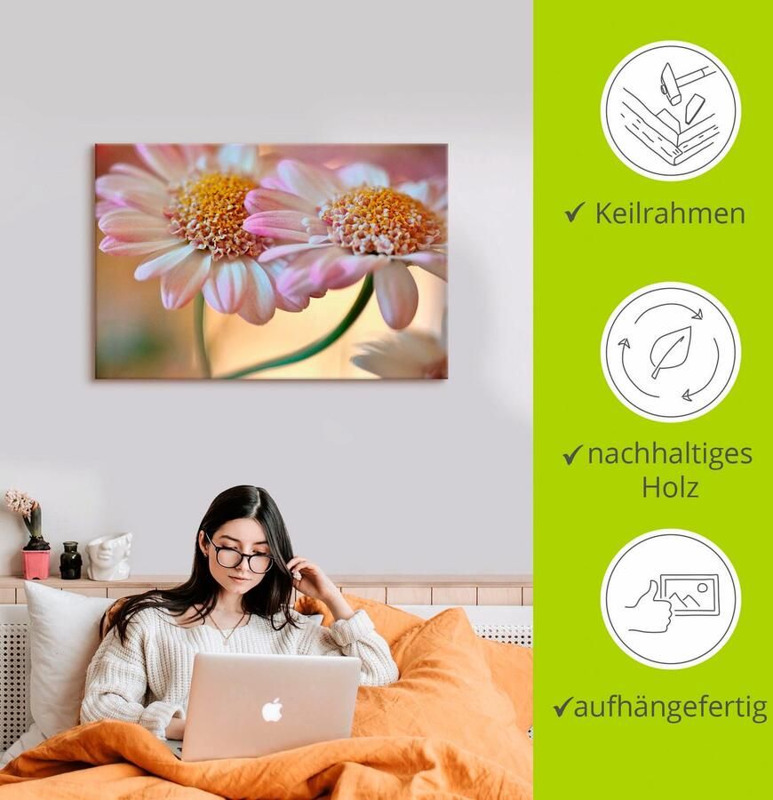 Artland Artprint op linnen Paarsgewijs samenzijn - Foto 2