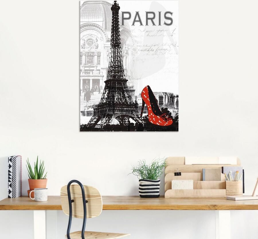 Artland Artprint Parijs chic als artprint van aluminium artprint voor buiten artprint op linnen poster muursticker - Foto 6