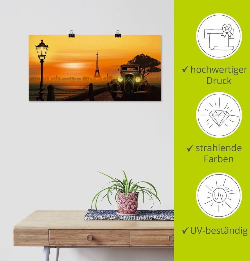 Artland Poster Parijs Nostalgie - Foto 3