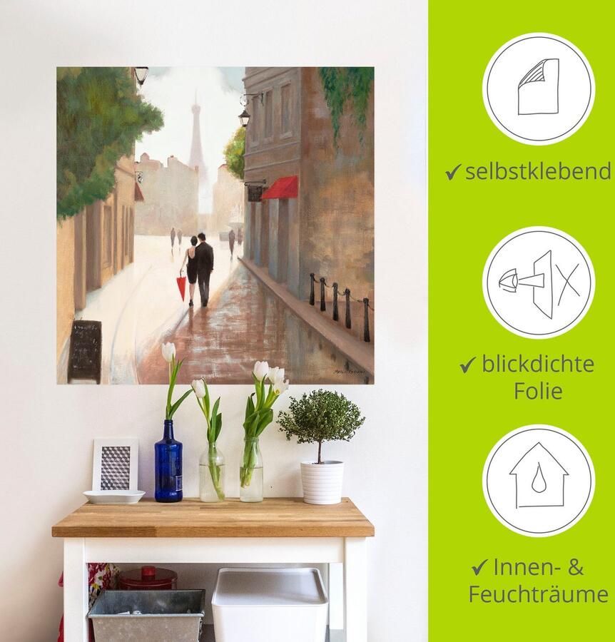 Artland Artprint Parijs Romance I als artprint op linnen poster muursticker in verschillende maten - Foto 3