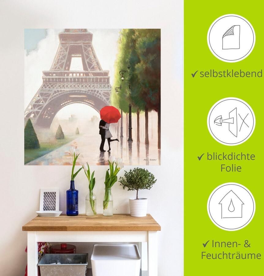 Artland Artprint Parijs Romance II als artprint op linnen poster muursticker in verschillende maten - Foto 4